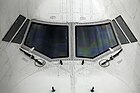 Jendela kokpit pesawat Boeing 747