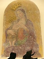 Borgo - oratorio dell Annunziata - Madonna del latte (Antoniazzo) 1010915.JPG