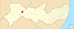 Location in Pernambuco