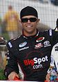 NASCAR driver w:Brian Scott during driver introductions at the 2010 w:Bucyros 200 the first w:Nationwide Series race at w:Road America. Template:Commonist