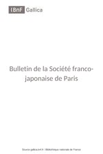 Миниатюра для Файл:Bulletin de la Société franco-japonaise de Paris, numéro 21, 1911.pdf