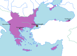 Haçlı Seferleri arifesinde Bizans İmparatorluğu, yak. 1080