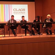 Panel at CLAGS 25th Anniversary Conference, with Matt Brim, Yana Calou, Darnell L. Moore, and Jessie Daniels CLAGS panel.jpg