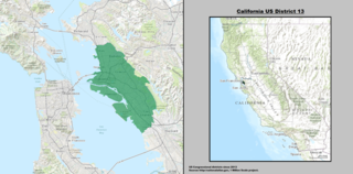 <span class="mw-page-title-main">California's 13th congressional district</span> U.S. House district for California