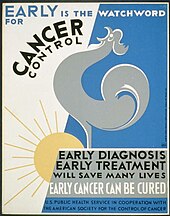 1938 American Society for the Control of Cancer poster Cancer ad 1938.jpg