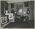 Capitol, interior, maintenance section, showing the restorer of painting, William H. Duckstein, and his office LCCN2005677317.jpg