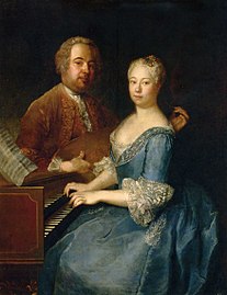 Carl Heinrich Graun mit seiner Frau Anna Luise