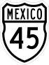 Escudo de la Carretera Federal 45