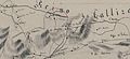 Dettall tal-mappa topografika ta' Julgado de Montealegre (1836), ta' Fidencio Bourman, fejn tista' tiġi apprezzata s-sitwazzjoni tal-Preservazzjoni Imħallta.
