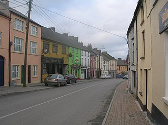 Muckno Street in Castleblayney, which makes up part of the R181 Castleblayney - geograph.org.uk - 309622.jpg