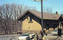 Castleton station in April 1964 Castleton station, April 1964.jpg