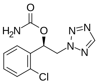 <span class="mw-page-title-main">Cenobamate</span> Anticonvulsant drug