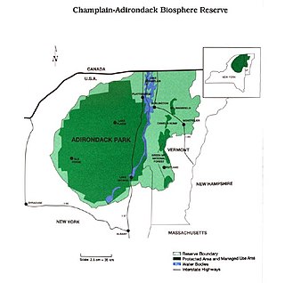 Champlain-Adirondack Biosphere Reserve Biosphere reserve in United States Of America | designated in 1986