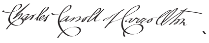 File:Charles Carroll Signature.svg