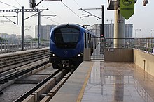 Chennai Metro Rail at Koyambedu.JPG