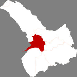 موقعیت شهرستان کایلو در نقشه