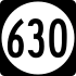 Маркер State Route 630