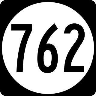 <span class="mw-page-title-main">Virginia State Route 762</span> Secondary route designation