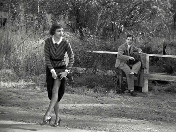 The hitchhiking scene