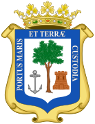 Escudo de la ciudad de Huelva.