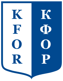 Coat of arms of the Kosovo Force.svg