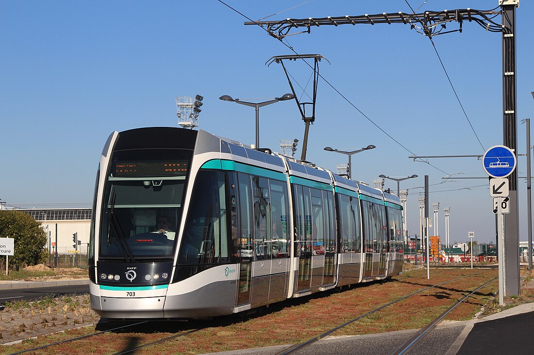 Linie 7 der Pariser Straßenbahn