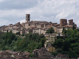 Panorama over Colle di Val d'Elsa