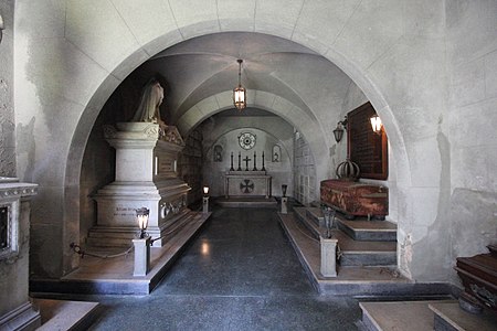 A mausoleum containing the remains of some princes and princesses of the Empire of Brazil in the Convent of Santo Antônio