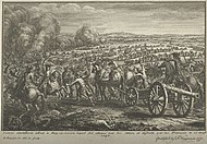 Convoi français d’artillerie en vue du siège de Berg-op-Zoom.