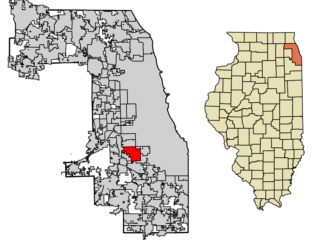 File:Cook County Illinois Incorporated and Unincorporated areas Oak Lawn Highlighted.svg