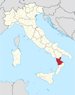 Cosenza in Italy.svg