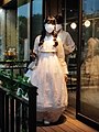 Couple wearing traditional Korean costumes in Gyeongju