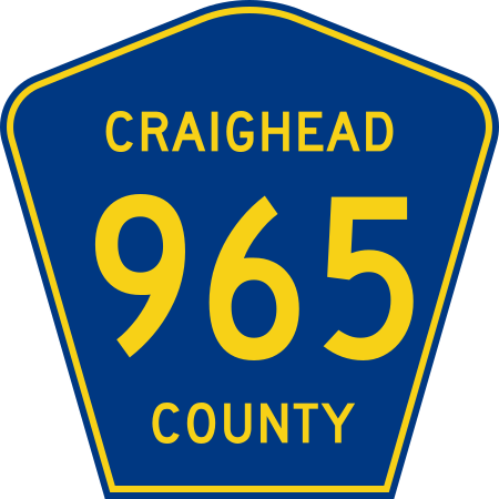 File:Craighead County Route 965 AR.svg