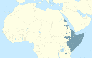 Cushitic languages in Africa.svg