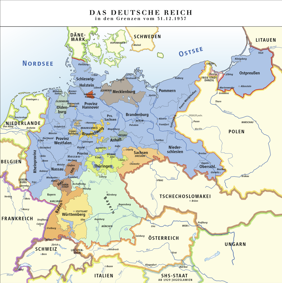 Deutsches Reich 1937