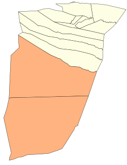 Map of Ghardaïa Province highlighting El Ménia District