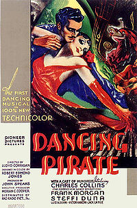 Pioneer's Dancing Pirate (1936) was the second feature in full color Dancingpirate-r.jpg