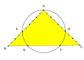 Cách chia tỉ lệ vàng trong tam giác vuông cân bởi Đào Thanh Oai