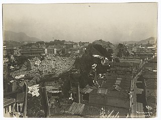 Demolição do morro do Castelo