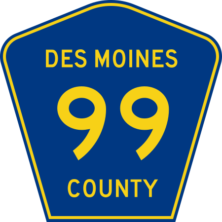 File:Des Moines County Route 99 IA.svg