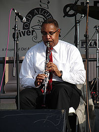 Michael White at Algiers Riverfest, New Orleans, 2008 Dr. Michael White.jpg
