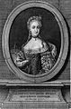 La duchessa Maria Beatrice in una stampa d'epoca