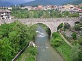 Ponte del Diavolo, Dronero, Italia.