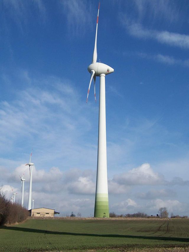 Une éolienne à Egeln