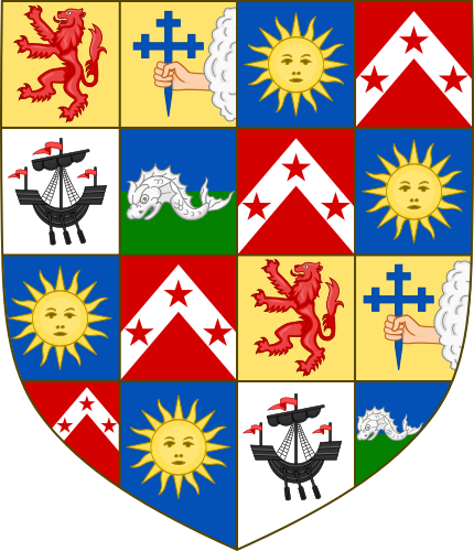 File:Earl of Antrim Coat of Arms.svg