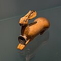 East Greek plastic aryballos - crouching hare - København NCG 3297 - 01