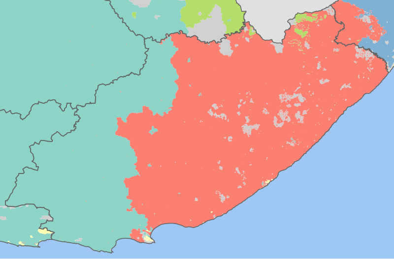 File:Eastern Cape 2001 dominant language map.svg