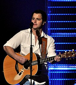 Easton Corbin took his debut single "A Little More Country Than That" to number one in April and followed it up with a second chart-topper in October. Easton Corbin in 2013.jpg