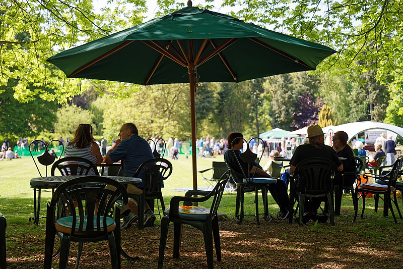 File:Easton Lodge Gardens, Little Easton, Essex, England outdoor café 06.jpg