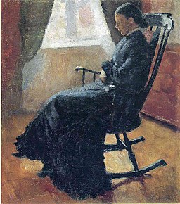 Edvard Munch - Aunt Karen in the Rocking Chair